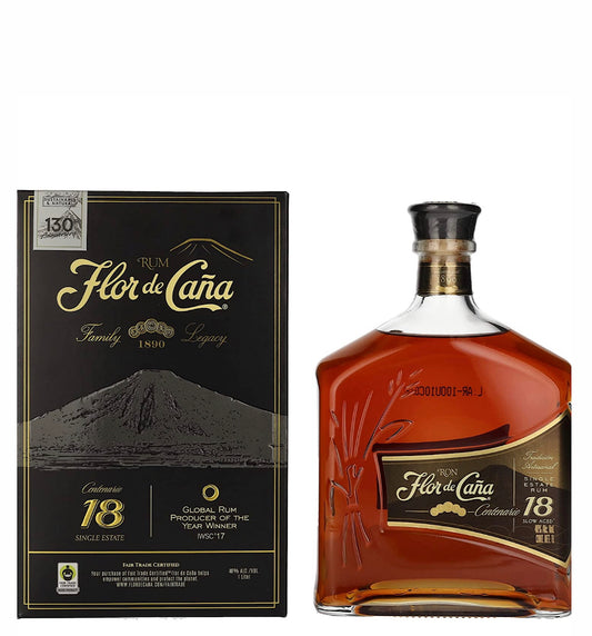 Photo of the product FLOR DE CAÑA 18 años ron